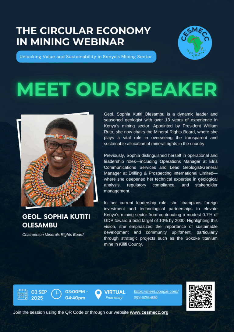 Geol. Sophia Kutiti Olesambu